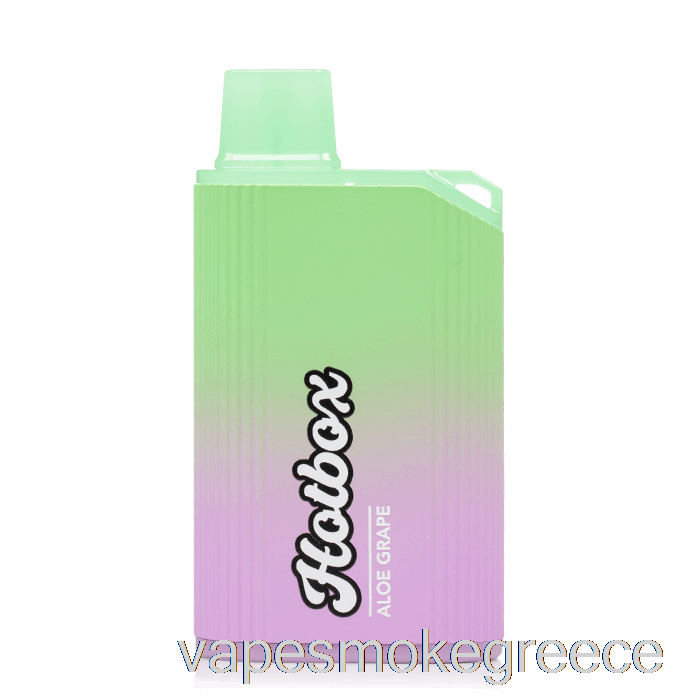Vape Greece Puff Brands Hotbox 7500 μιας χρήσης αλόη σταφύλι